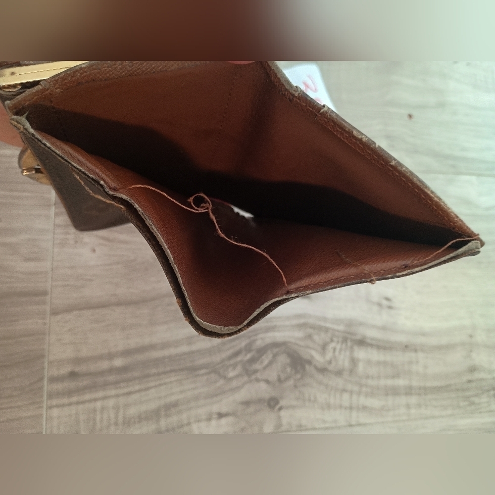 Louis Vuitton French Kiss Damier Ebene Wallet Brown Coated Canvas - Picture 11 of 15